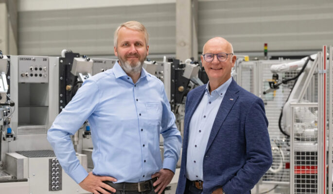 Christian Decker, former CEO, and Klaus Freese, current CEO (credit: Desma)