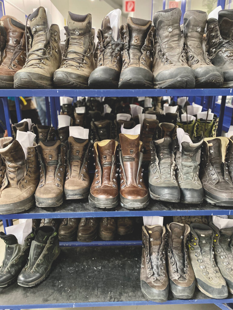 The reparability of shoes is one of the key requirements of the footwear industry in the area of sustainability. (credit: Regina Henkel)