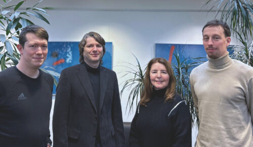 Prof. Dr.-Ing. Günter Schell and his sustainability team: Dr. Johannes Menges, Prof. Günter Schell, Dr. Ines Anderie, Dr. Christian Achtel (credit: PFI)