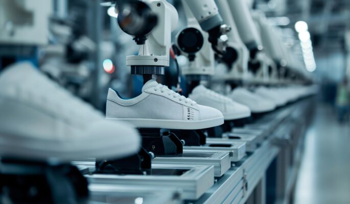 shoe production (AI-generated picture from Adobe Stock)