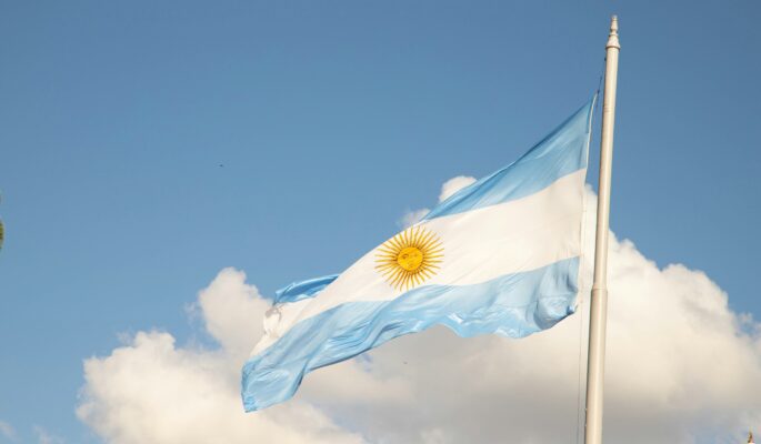 The flag of Argentina (credit: Unsplash)